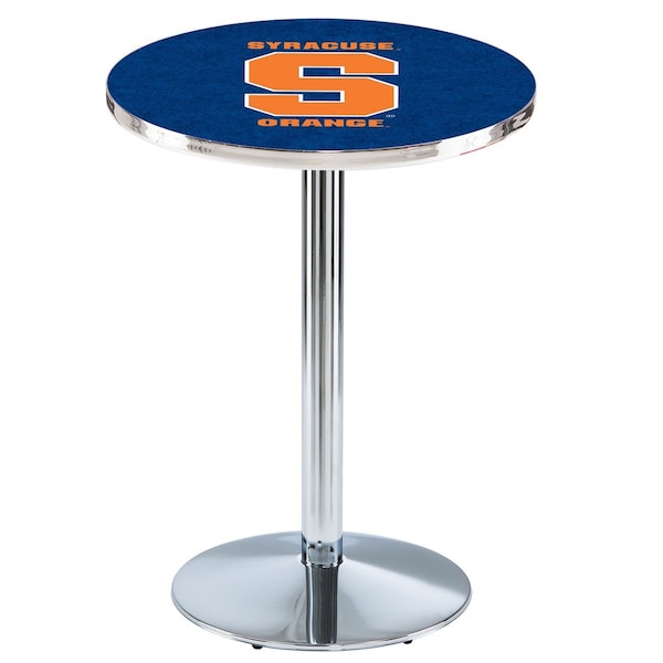 42" Chrome Syracuse Pub Table